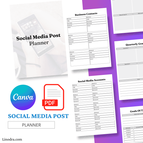 Social media content planner for scheduling posts